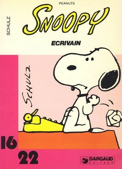 Cover of Peanuts: Snoopy Ecrivain