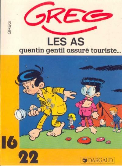 Cover of Les As Quentin Gentil assuré touriste...