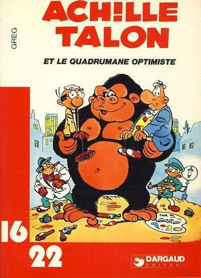 Cover of Ach!lle Talon et le Quadrumane Optoimiste