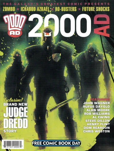 Cover of 2000AD FCBD 2012