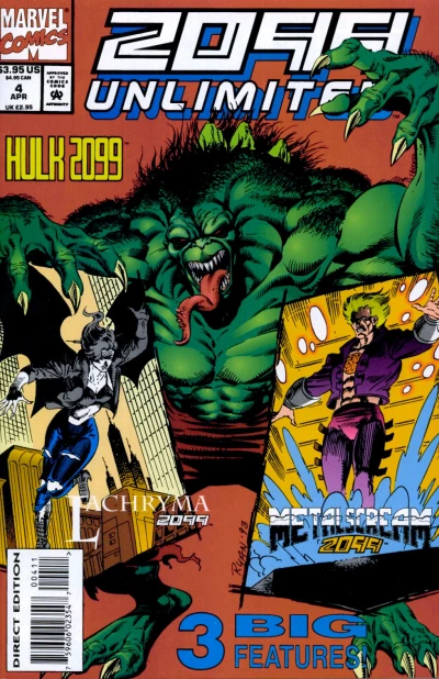 Cover of Hammer's Echo; Metalscream 2099; Lachryma 2099