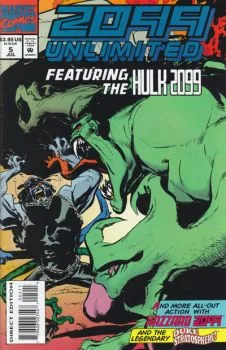 Cover of Never Let Go; Everything You Wanted to Know About Duke Stratosphere But Were Afraid to Ask!; Hazzard 2099