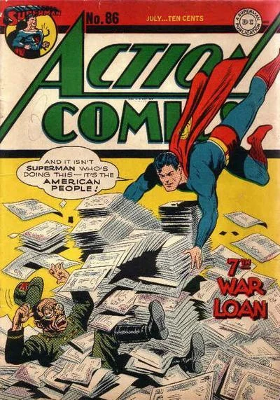 Cover of 7th War Loan : And It Isn't Superman Who's Doing This - It's the American People!