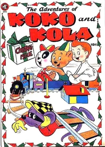 Cover of The Adventures of Koko And kola. Christmas Issue