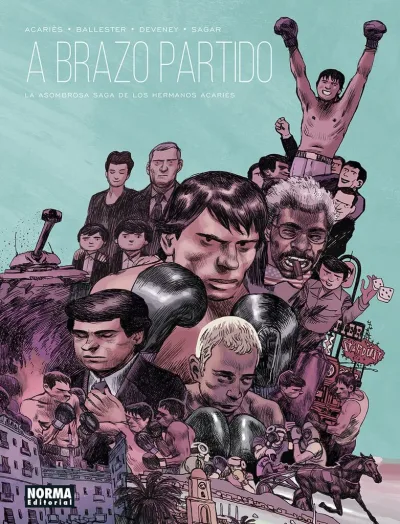Cover of La asombrosa saga de los hermanos Acariès