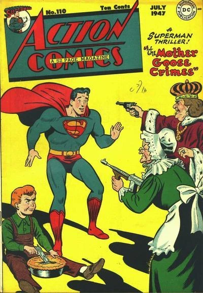 Cover of A Superman Thriller! The Mother Goose Crimes