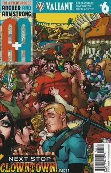 Cover of Next Stop: Clowntown!, Part 1; Davey and the Bagmaker's Apprentice, Part 1