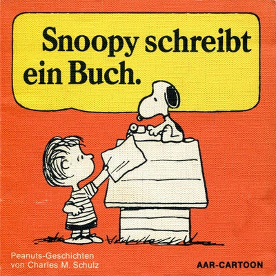 Cover of Snoopy schreibt ein Buch