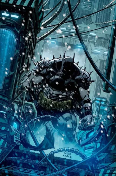 Cover of Fan Expo Dallas 2025 Danny Earls Batman Connecting Foil Virgin Variant