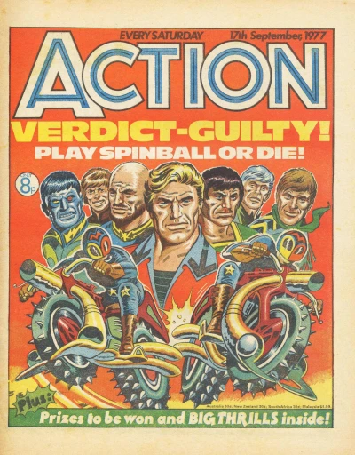 Cover of Verdict-Guilty! Play Spinball or Die!