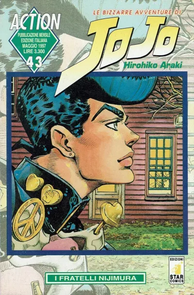 Cover of Le bizzarre avventure di JoJo 43: I fratelli Nijimura