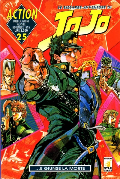 Cover of Le bizzarre avventure di JoJo 25: ...E giunse la morte