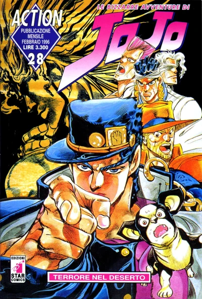 Cover of Le bizzarre avventure di JoJo 28: Terrore nel deserto