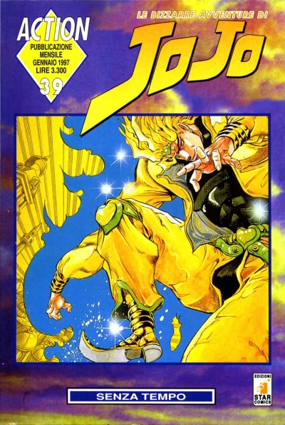 Cover of Le bizzarre avventure di JoJo 39: Senza tempo