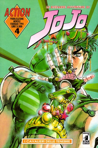 Cover of Le bizzarre avventure di JoJo 4: I cavalieri delle tenebre