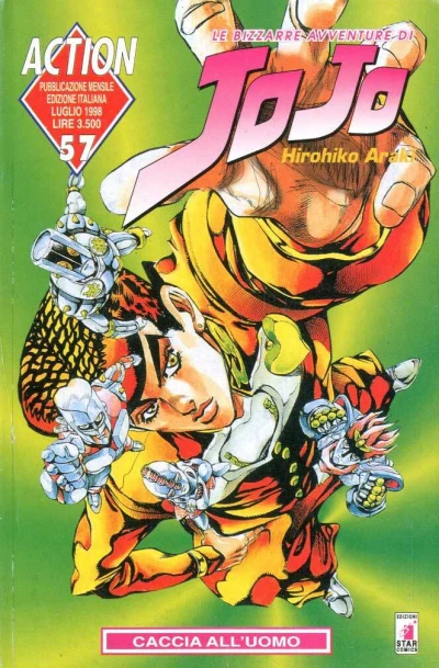 Cover of Le bizzarre avventure di JoJo 57: Caccia all'uomo