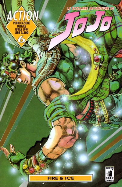 Cover of Le bizzarre avventure di JoJo 6: Fire & ice