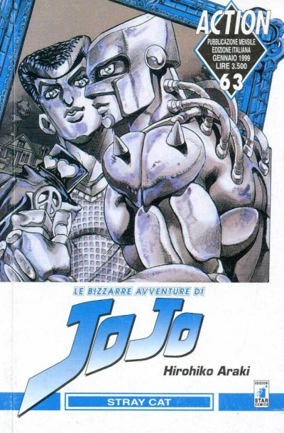 Cover of Le bizzarre avventure di JoJo 63: Stray cat