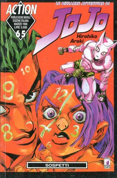 Cover of Le bizzarre avventure di JoJo 65: Sospetti