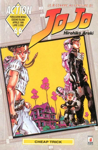 Cover of Le bizzarre avventure di JoJo 66: Cheap trick