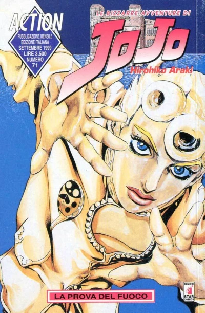 Cover of Le bizzarre avventure di JoJo 71: La prova del fuoco