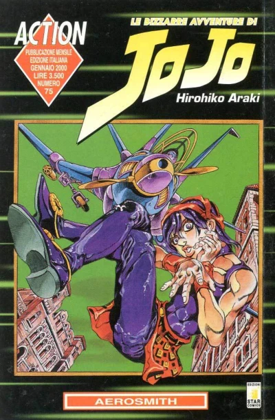 Cover of Le bizzarre avventure di JoJo 75: Aerosmith