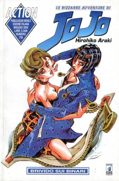 Cover of Le bizzarre avventure di JoJo 79: Brivido sui binari