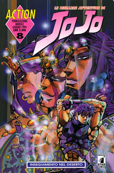 Cover of Le bizzarre avventure di JoJo 8: Inseguimento nel deserto