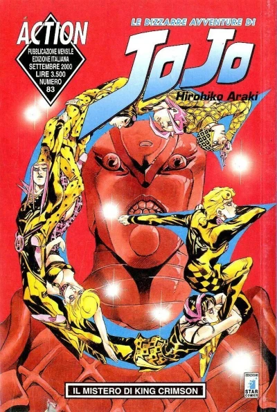 Cover of Le bizzarre avventure di JoJo 83: Il mistero di King Crimson