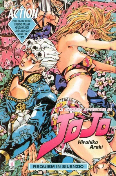 Cover of Le bizzarre avventure di JoJo 92: Requiem in silenzio