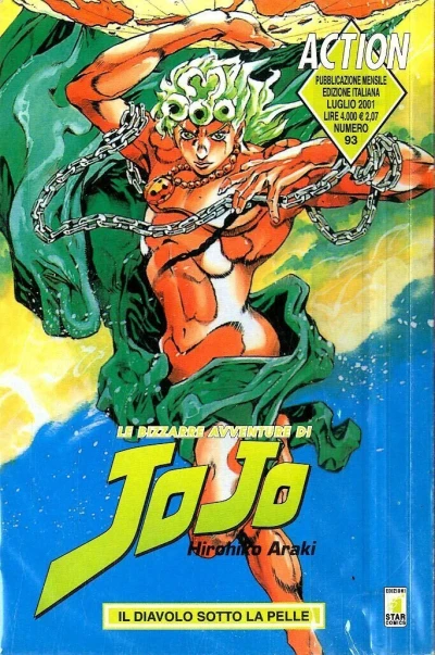 Cover of Le bizzarre avventure di JoJo 93: Il diavolo sotto la pelle