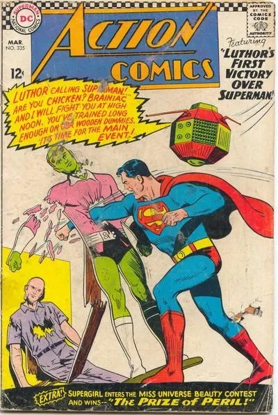 Cover of Luthor's First Victory Over Superman!; The Prize of Peril