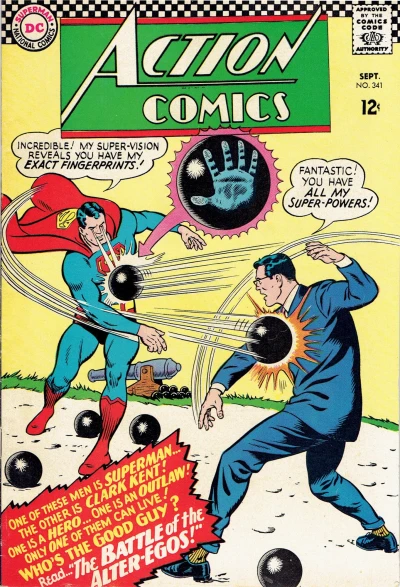 Cover of Superman versus Super Clark Kent!