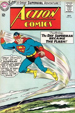 The Day Superman Became the Flash!; Supergirl's Tragic Ordeal!