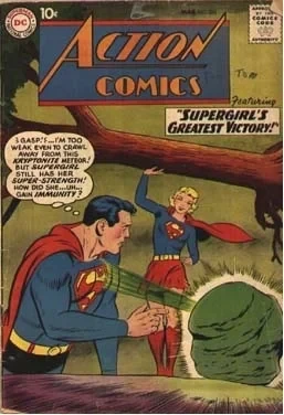 Cover of When Superman Lost His Powers! / Supergirl's Greatest Victory!