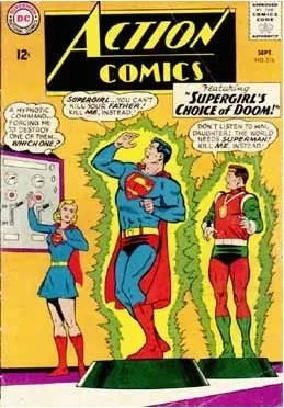 Cover of Zigi and Zagi's Trap for Superman!; Supergirl's Choice of Doom!
