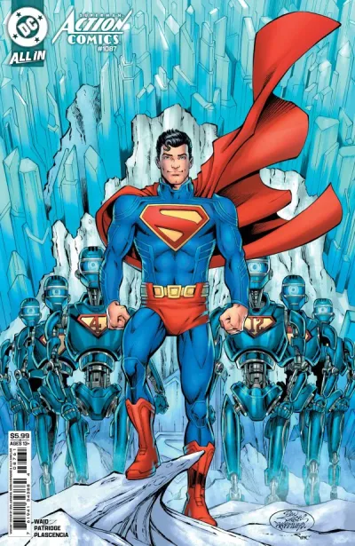 Cover of Dan Jurgens Superman Movie Card Stock Variant