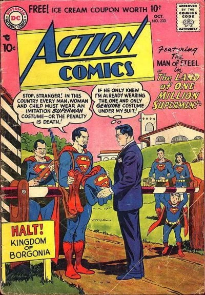 Cover of The Land of a Million Supermen