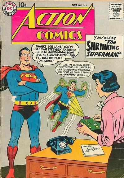Cover of The Shrinking Superman