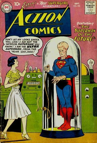 Cover of The Superman of the Future!