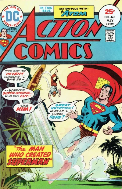 Cover of The Man who created Superman! / The Girl with the 24-Karat Dreams!