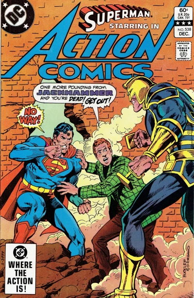 Cover of The Measure of a Superman!; Mera, Mera, on the Wave--Who's the One You've Got to Save?