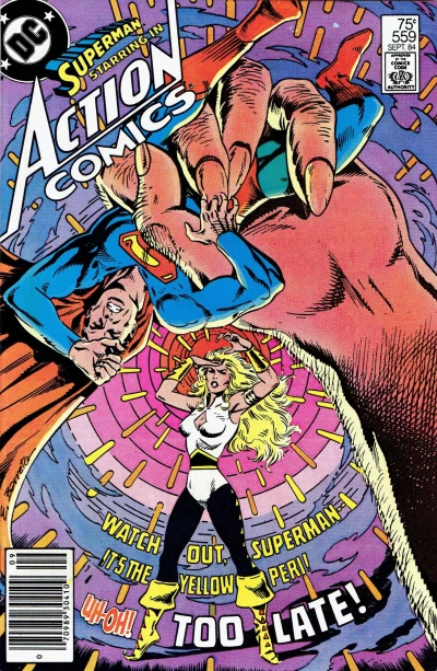 Cover of The Once-and-Future Peri(l); A Superman of a Different Color!