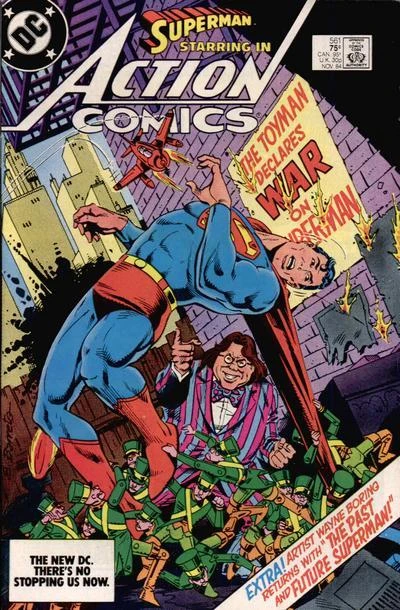 Cover of The Great Toyman Trivia Contest! / The Past and Future Superman!