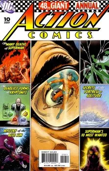 Cover of "The Many Deaths of Superman," "Who is Clark Kent's Brother?" "Mystery Under the Blue Sun," "Secrets of the Fortress of Solitude," "The Criminals of Krypton," "Superman's Top 10 Most Wanted," & "The Deadliest Forms of Kryptonite"