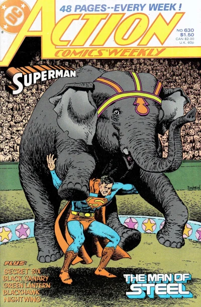 Cover of Will / Knock 'Em Dead Part 7 / ...The Mockingbird Still Singing O'Er its Grave... / The Power From Beyond! / Rocks and Hard Places, Chapter V: Attacks / Mr. Blackhawk Goes to Washington