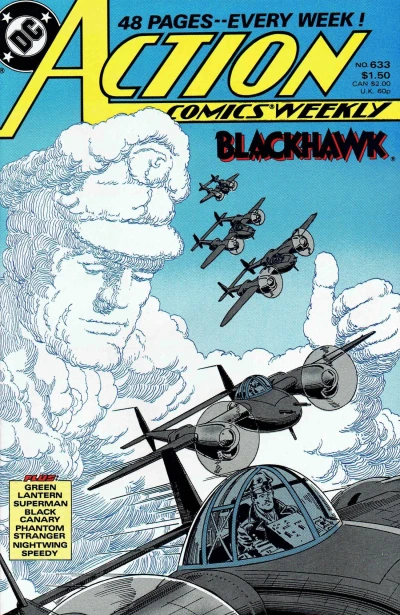 Cover of Apocalypse / Knock 'Em Dead Part 10 / Rocks and Hard Places, Chapter Eight: Behind Closed Doors / Blood and Sand / Cat and Mouse, Chapter III / Gremlins at Twelve O'Clock