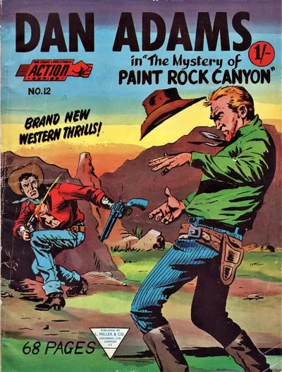 Cover of Dan Adams The Mystery of Paint Rock Canyon