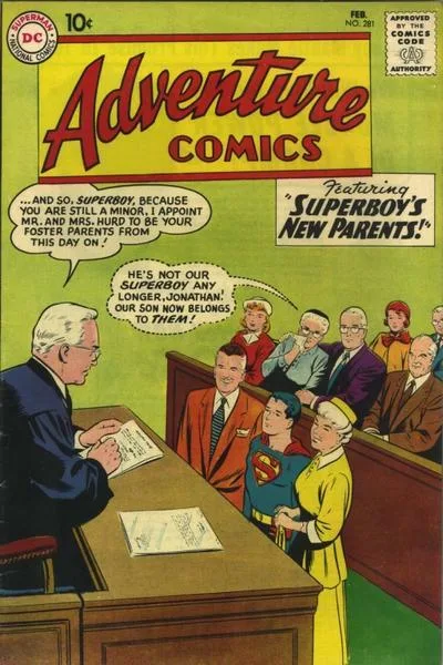 Cover of Superboy's New Parents! / The Lost Magic Ring!