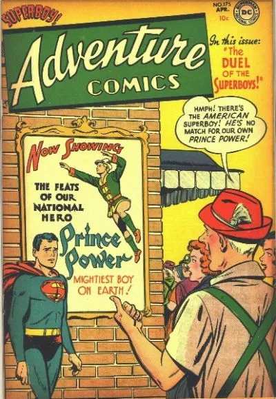 Cover of The Duel of the Superboys / Mystery of the Disappearing Island /The Man With the Magic Fingers /  The Baffling Bullets of Big John Garvin